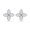10K White Gold 1/2 Ct.Tw. Labgrown Diamond Fashion Earrings