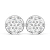 10K White Gold Lab Grown Diamond 1/10 Ct.Tw. Fashion Earrings