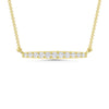 10K Yellow Gold Lab Grown Diamond 1/6 Ct.Tw. Fashion Necklace - LG2093Y