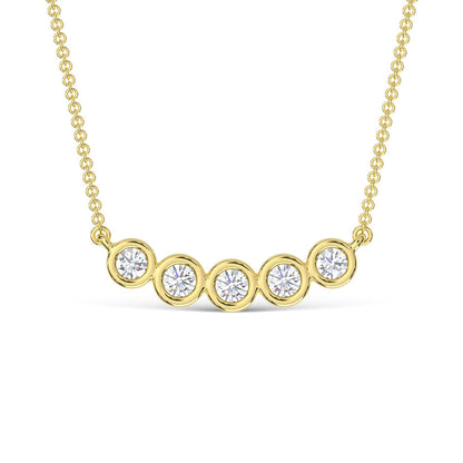 10K Yellow Gold Lab Grown Diamond 1/4 Ct.Tw. Fashion Necklace - LG2095Y