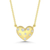 10K Yellow Gold Lab Grown Diamond 1/10 Ct.Tw. Heart Pendant - LG2102Y