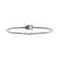 14K White Gold Lab Grown Diamond 15Ct.Tw. Tennis Bracelet (7 Inches)