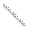 Sterling Silver 1.75mm Box Chain w/4in ext.