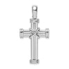 Sterling Silver w/Endcaps and X-Center Latin Cross Pendant