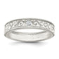 Sterling Silver Polished CZ Fancy Design Ring