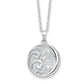 Sterling Silver Rhodium-plated Antiqued Goodnight Ash Holder 18in Necklace - Sterling Silver Necklace