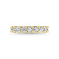 14K Yellow Gold 7/8 CT Tw.  Round Shape Lab Grown Diamond Wedding Band - Lab Grown Diamond Ring - Alpier Jewelers