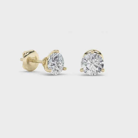 14KY 0.5ctw F+VS+ Lab Grown Diamond Earrings