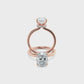 14KR 1ctw F+VS+ Lab Grown Diamond Ring