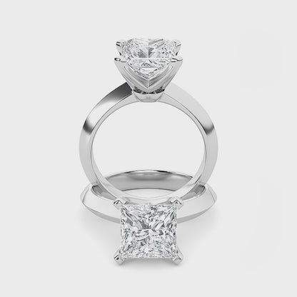 14KW 1ctw G+VS+ Lab Grown Diamond Ring