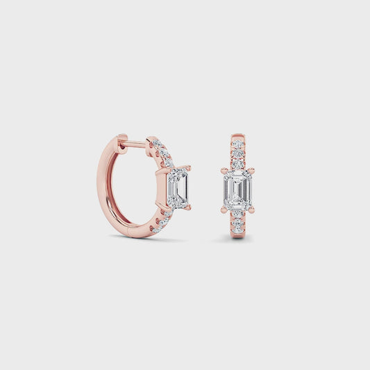 14KR 1.5ctw F+VS+ Lab Grown Diamond Earrings