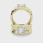 14KY 3.5ctw F+VS+ Lab Grown Diamond Ring