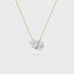 14KY 1ctw F+VS+ Lab Grown Diamond Pendant
