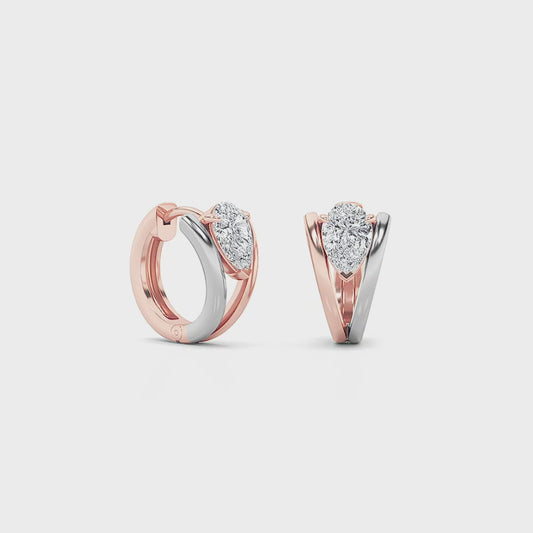 14KRW 1.5ctw F+VVS+ Lab Grown Diamond Earrings