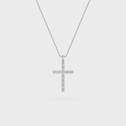 14KW 2.1ctw F+VS+ Lab Grown Diamond Pendant