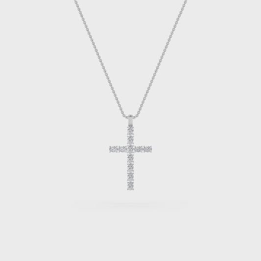 14KW 2.1ctw F+VS+ Lab Grown Diamond Pendant
