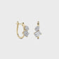 14KY 3ctw G+VS+ Lab Grown Diamond Earrings