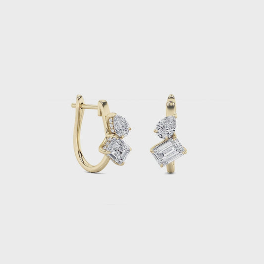 14KY 3ctw G+VS+ Lab Grown Diamond Earrings