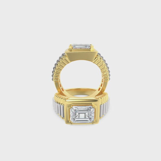 14KYW 2.5ctw F+VS+ Lab Grown Diamond Ring