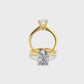 14KY 1ctw G+VS+ Lab Grown Diamond Ring