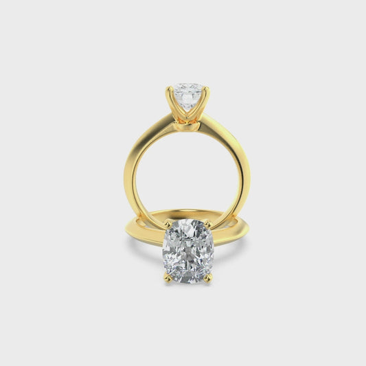 14KY 1ctw G+VS+ Lab Grown Diamond Ring