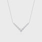 14KW 5ctw F+VVS+ Lab Grown Diamond Necklace