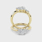 14KY 1.15CTW F+VS+ Lab Grown Diamond Ring