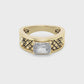 14KY 2ctw F+VS+ Lab Grown Diamond Sz 10 Ring