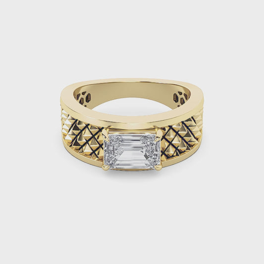 14KY 2ctw F+VS+ Lab Grown Diamond Sz 10 Ring