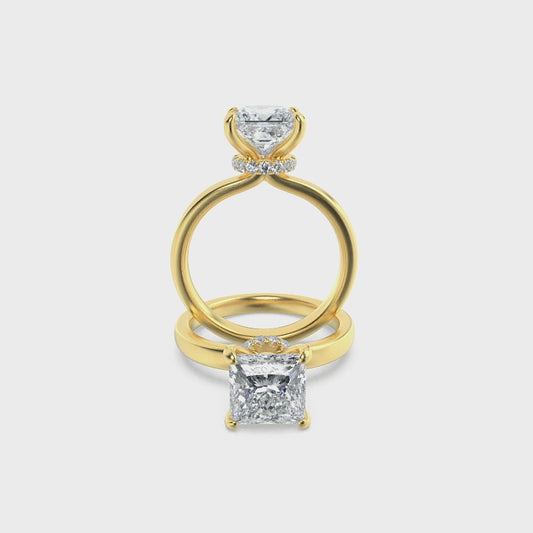 14KY 1ctw F+VS+ Lab Grown Diamond Ring