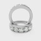 14KW 2ctw F+VS+ Lab Grown Diamond Ring