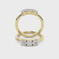 14KY 0.8ctw F+VS+ Lab Grown Diamond Ring