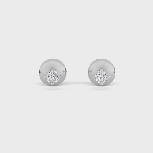 14KW 0.3ctw F+VS+ Lab Grown Diamond Earrings