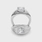 14KW 2ctw [D=8] F+VVS+ Lab Grown Diamond Mens Ring