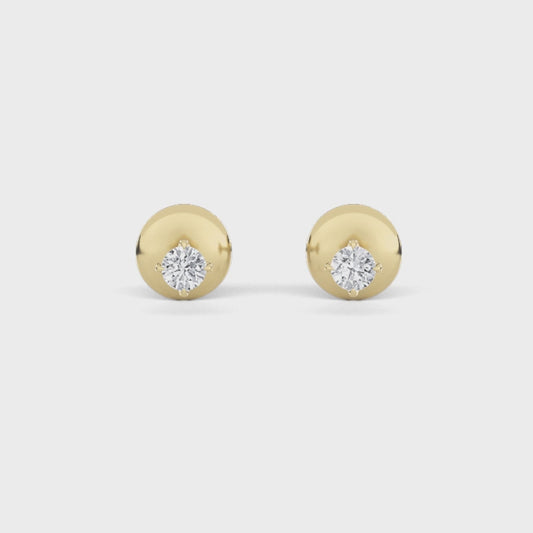 14KY 0.3ctw F+VS+ Lab Grown Diamond Earrings