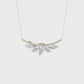 14KW 2ctw F+VS+  Lab Grown Diamond Pendant
