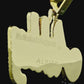Custom Script Nameplate Pendant