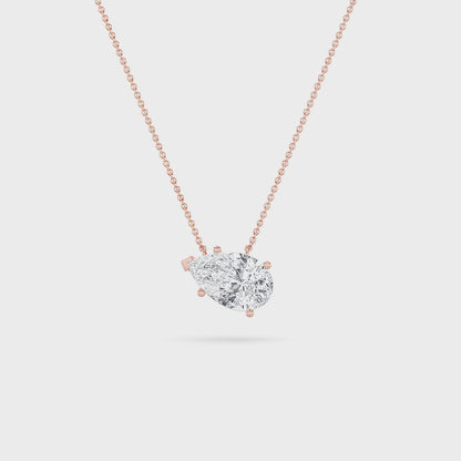 14KR 1.9ctw F+VS+ Lab Grown Diamond Pendant