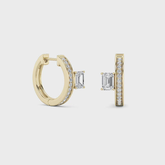 14KY 1.3ctw G+VS+ Lab Grown Diamond Earrings