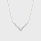14KY 5ctw F+VS+ Lab Grown Diamond Necklace