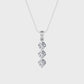 14KW 1ctw [D=17] F+VS+ Lab Grown Diamond Pendant