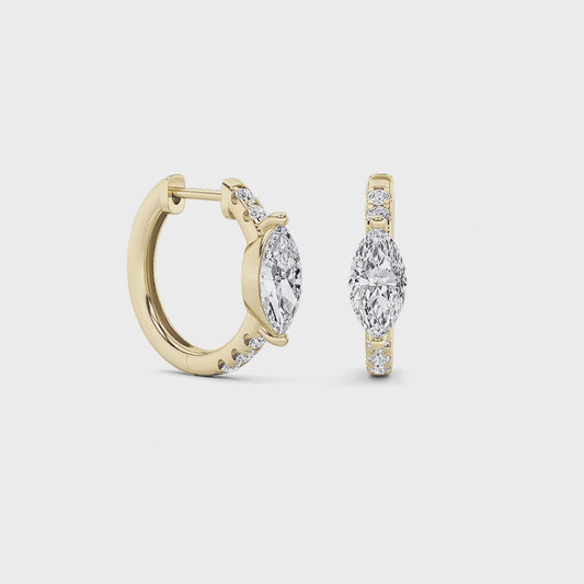 14KY 1.5ctw F+VS+ Lab Grown Diamond Earrings