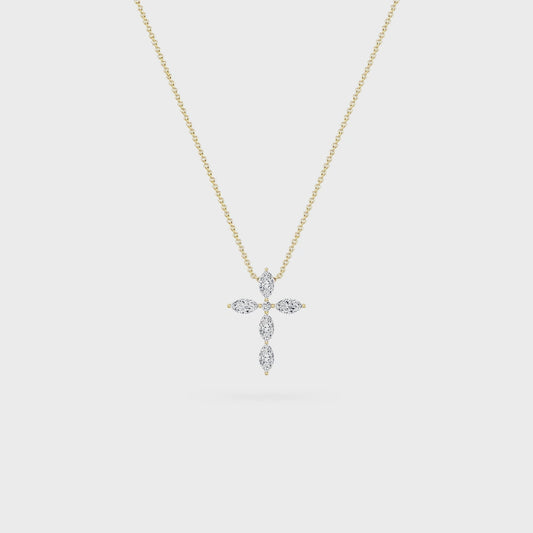 14KY 2ctw F+VS+ Lab Grown Diamond Pendant