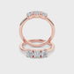 14KR 0.7ctw F+VS+ Lab Grown Diamond Ring