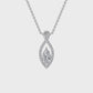 14KW 1.25ctw F+VS+ Lab Grown Diamond  Pendant
