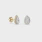 14KY 1ctw F+VVS+ Lab Grown Diamond Earrings
